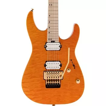 Электрогитара Charvel Pro-Mod DK24 HH FR M QM Темно-янтарный