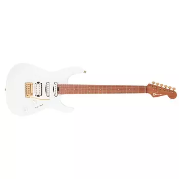 Электрогитара Charvel Pro-Mod DK24 HSS 2PT CM Guitar, Caramelized Maple Fretboard, Snow White