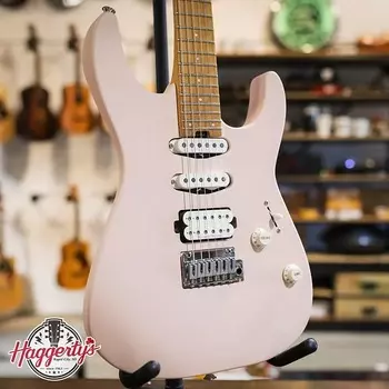 Электрогитара Charvel Pro-Mod DK24 HSS 2PT CM, Caramelized Maple Fingerboard, Satin Shell Pink
