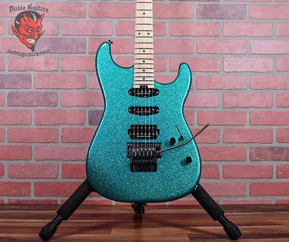 Электрогитара Charvel Pro-Mod San Dimas Style 1 HSS FR Aqua Flake 2023 w/Gigbag