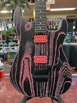 Электрогитара Charvel Pro-Mod San Dimas Style 1 HH FR E Ash, Ebony Fingerboard, Neon Pink Ash