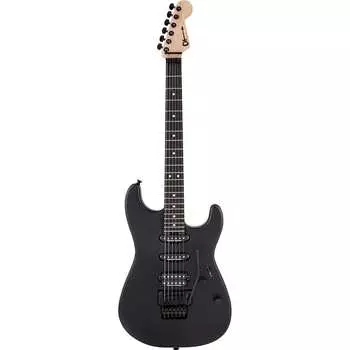 Электрогитара Charvel Pro-Mod San Dimas Style 1 HSS FR E Sassafras Electric Guitar, Ebony Fingerboard, Satin Black