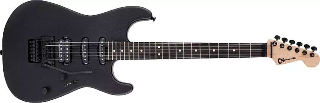 Электрогитара Charvel Pro-Mod San Dimas Style 1 HSS FR E Sassafras, Ebony Fingerboard, Black