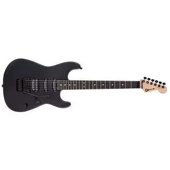 Электрогитара Charvel Pro-Mod San Dimas Style 1 HSS FR E Sassafras Guitar, Ebony, Satin Black