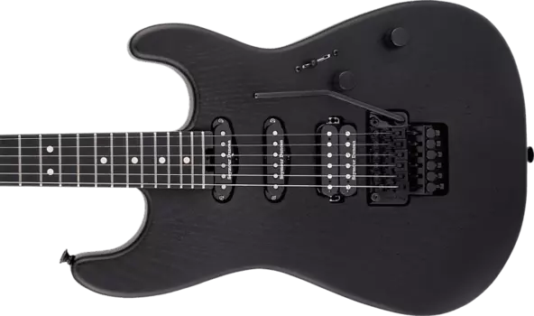 Электрогитара Charvel Pro-Mod San Dimas Style 1 HSS FR E Sassafras, Ebony Fingerboard, Satin Black