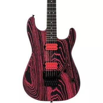 Электрогитара Charvel Pro-Mod San Dimas Style 1 HH FR E Ash Neon Pink Ash