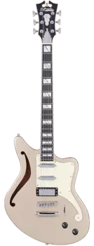 Электрогитара D'Angelico Deluxe Bedford SH Desert Gold w/Case