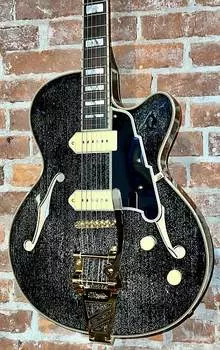 Электрогитара D'Angelico Excel 59 Black Dog, Amazing Full Hollow-Body, Support Small Biz And Buy Here!