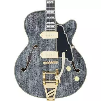 Электрогитара D'Angelico Excel 59 Hollow Body Electric Guitar - Black Dog
