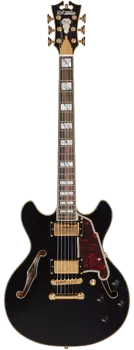 Электрогитара D'Angelico Excel Mini DC Black w/Case