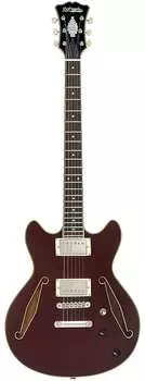 Электрогитара D'Angelico Excel Mini DC Tour Solid Wine w/Gigbag