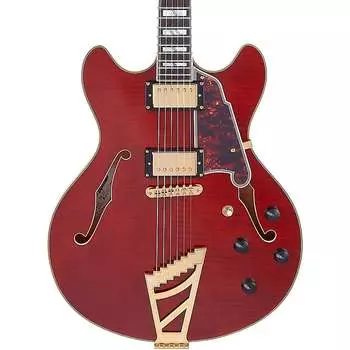 Электрогитара D'Angelico Excel Series DC Semi-Hollow Electric Guitar With USA Seymour Duncan Humbuckers and Stairstep Tailpiece Viola
