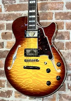 Электрогитара D'Angelico Excel SS XT Iced Tea Burst Quilted Top, Help Support Small Business & Buy It Here !