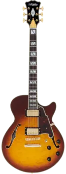 Электрогитара D'Angelico Excel SS XT Iced Tea Burst Quilt w/Case