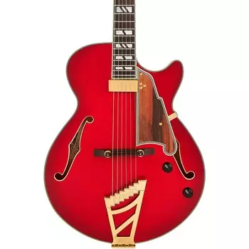 Электрогитара D'Angelico Excell SS Soho Hollowbody со ступенчатым хвостовиком Dark Cherry Burst