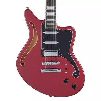 Электрогитара D’Angelico Premier Bedford SH Semi-Solid Electric Guitar in Oxblood