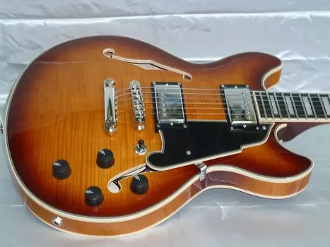 Электрогитара D'Angelico Premier DC Mini 2023 - Iced Tea Burst