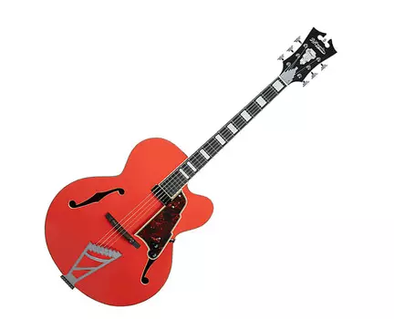 Электрогитара D'Angelico Premier EXL-1 Hollow Body - Fiesta Red