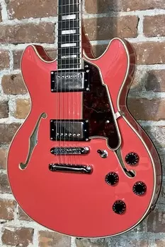 Электрогитара D'Angelico Premier Mini DC 2020 Fiesta Red, Sweet Guitar, Help Out Small Biz, Buy Here!