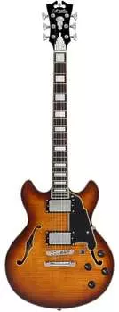 Электрогитара D'Angelico Premier Mini DC Dark Iced Tea Burst w/Gigbag