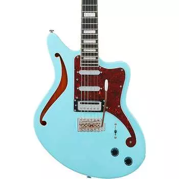 Электрогитара D'Angelico Premier Series Bedford SH Electric Guitar With Tremolo Sky Blue