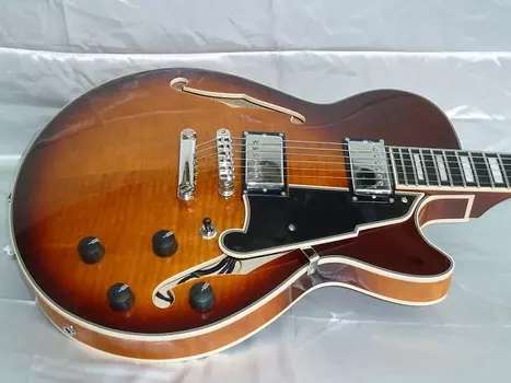 Электрогитара D'Angelico Premier SS 2023 - Iced Tea Burst