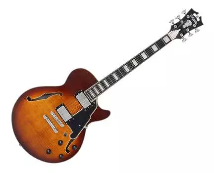 Электрогитара D'Angelico Premier SS Electric Guitar w/Gig Bag - Dark Iced Tea Burst