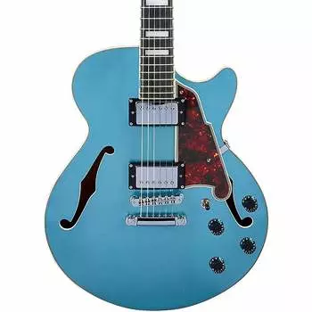 Электрогитара D'Angelico Premier SS Semi-Hollow Electric Guitar with Stopbar Tailpiece Ocean Turquoise
