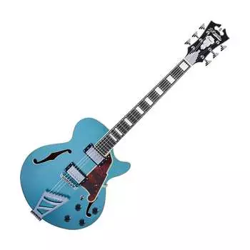 Электрогитара D'Angelico SS Premier Semi-Hollow Electric Guitar, Ocean Turquoise