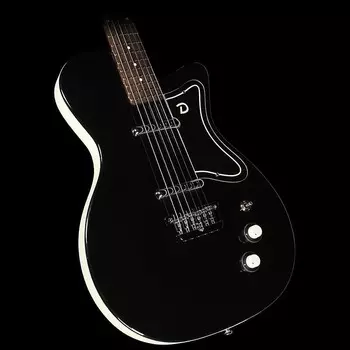 Электрогитара Danelectro D56U2-BLK Semi-Hollow Body Single Cut 6-String Electric Guitar w/Adjustable Saddle Bridge