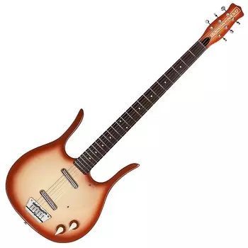 Электрогитара Danelectro LHBARI-COB Longhorn Shape Maple Neck 6-String Baritone Electric Guitar