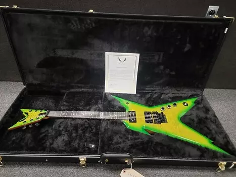 Электрогитара Dean 2023 USA Razorback Dime Slime Green - BRAND NEW - IN STOCK