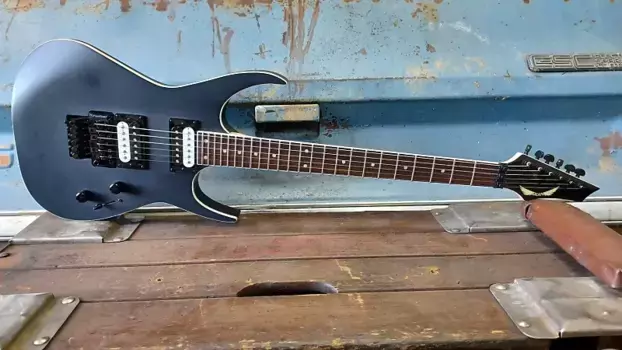 Электрогитара Dean Exile X Floyd Black Satin 2020s Matte