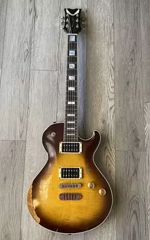 Электрогитара Dean Leslie West TNT Torn and Tattered Relic Signed Guitar LTD 2021 Trans Braziliaburst