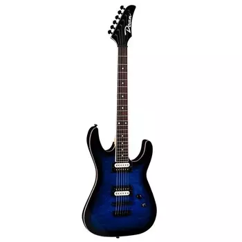 Электрогитара Dean MDX Electric Guitar, Quilt Maple, Trans Blue Burst, MDX QM TBB