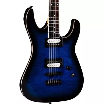 Электрогитара Dean MDX Electric Guitar Quilt Top Maple Trans Blue Burst
