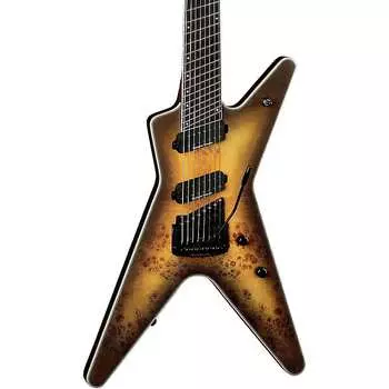 Электрогитара Dean ML Select 8-String Multi-Scale with Kahler Electric Guitar Satin Natural Black Burst