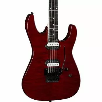 Электрогитара Dean Modern 24 Select Flame Top With Floyd Rose Bridge Electric Guitar Transparent Cherry