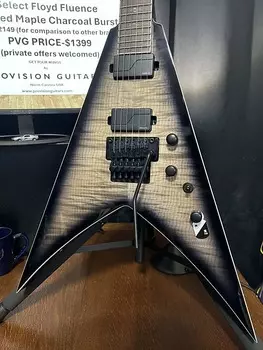 Электрогитара Dean Vengeance Select Floyd Fluence - Charcoal Burst NEW! Just Arrived