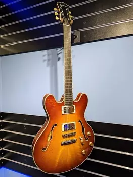 Электрогитара Eastman T186MX-GB Archtop Thinline Electric Guitar w/ Hardshell Case