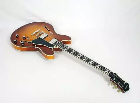 Электрогитара Eastman T486-GB Goldburst Deluxe 16" Thinline Hollowbody With Hard Case #02535 @ LA Guitar Sales.