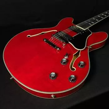 Электрогитара Eastman T486-RD #2566 Red Finish Semi Hollow Electric Guitar, Hard Case