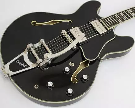 Электрогитара Eastman T486B Semi-Hollowbody Electric w/ Bigsby, Black