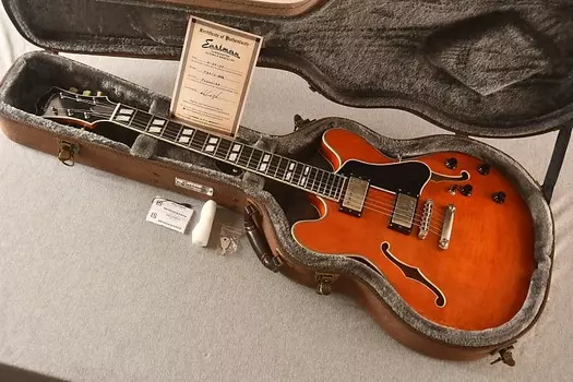 Электрогитара Eastman T59/V-AMB Thinline Archtop Electric Guitar Amber Antique Varnish - NEW 2023