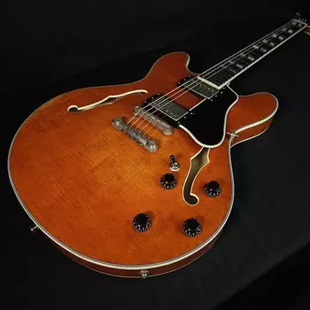Электрогитара Eastman T59/V Varnish Amber #1482 Thinline Electric Guitar With Case