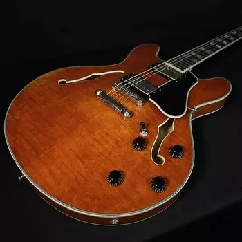 Электрогитара Eastman T59/V Varnish Amber #1543 Thinline Electric Guitar With Case
