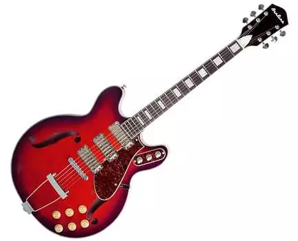 Электрогитара Eastwood Airline H77 - Vintage Redburst