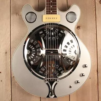 Электрогитара Eastwood Delta 6 resonator guitar - Sonic Silver