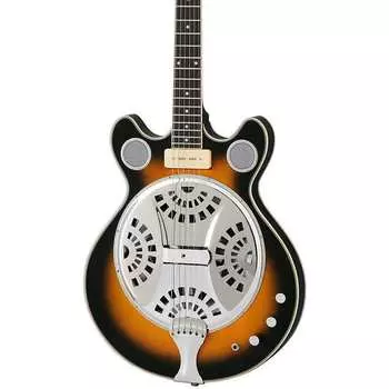 Электрогитара Eastwood Guitars Delta 6 - Sunburst - Electric Resonator Guitar - Vintage Mosrite Californian Tribute - NEW!