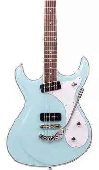 Электрогитара Eastwood Sidejack Baritone 20th LTD DLX Sonic Blue